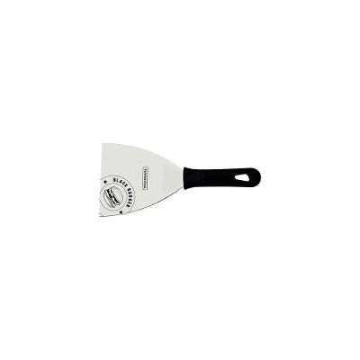 Espátula Tramontina Black Burger Com Lâmina Em Aço Inox E Cabo De Polipropileno Preto 4" Tramontina