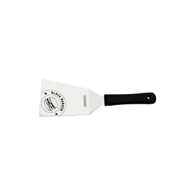 Espátula Tramontina Black Burger Com Lâmina Em Aço Inox E Cabo De Polipropileno Preto 6" Tramontina