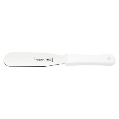 Espátula Para Confeiteiro 6" Tramontina Lâmina Aço Inox E Cabo Branco Tramontina