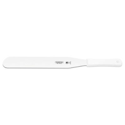 Espátula Para Confeiteiro 12" Tramontina Lâmina Aço Inox E Cabo Branco Tramontina