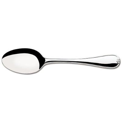Colher Para Arroz Vicenza Em Aço Inox Acabamento Alto Brilho Com Detalhes No Cabo