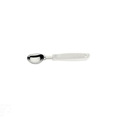 Concha Para Sorvete Utilitá Com Lâmina Em Aço Inox E Cabo De Polipropileno Branco