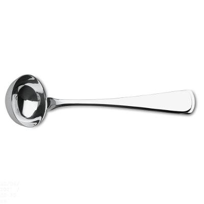 Concha Para Molho Mônaco Em Aço Inox Acabamento Alto Brilho Com Detalhes No Cabo