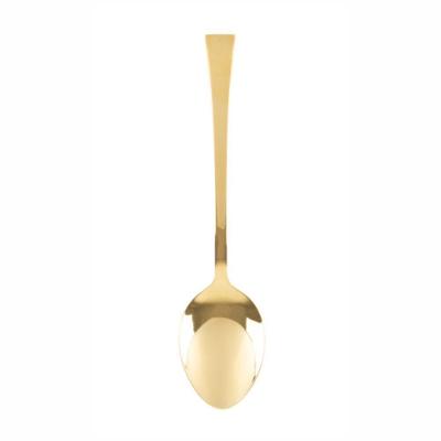 Colher Para Servir Em Inox Berna Dourado 26cm Wolff