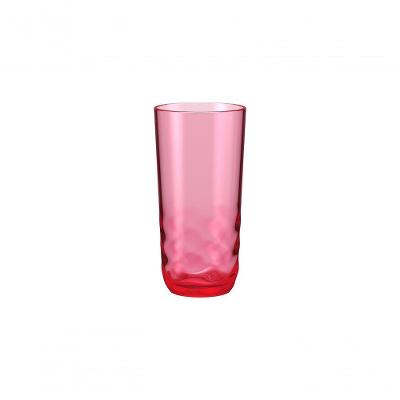 Copo 400 Ml Plástico Cor Rosa Sorbet Linha Wave Coza Rosa