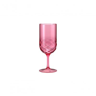 Taça 300 Ml Plástico Cor Rosa Sorbet Linha Wave Coza Rosa