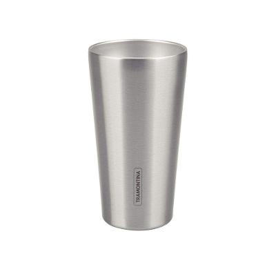 Copo Térmico Tramontina Exata Em Aço Inox Sem Tampa 420 Ml Tramontina
