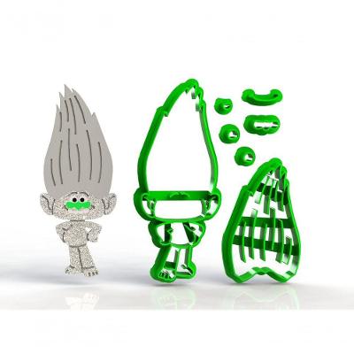 Cortador Trolls - Guy Diamante Modular Tamanho 8 Cm