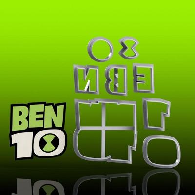 Cortador Ben 10 Logo Modular Tamanho 5cm