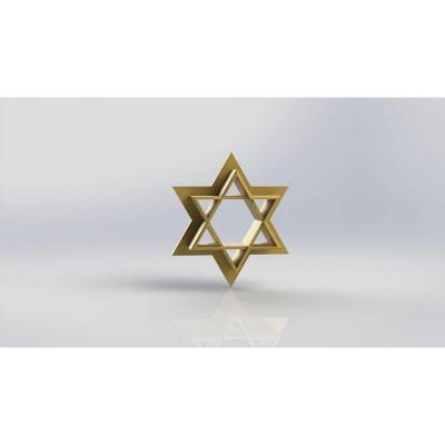 Cortador Estrela de Davi Tamanho 6cm