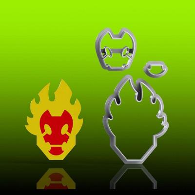 Cortador Ben 10 -chama Modular Tamanho 5cm