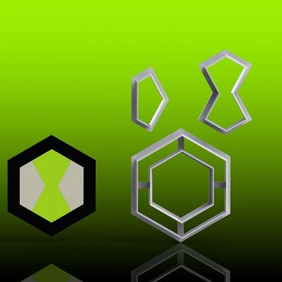 Cortador Ben 10 Omnitrix Mod 1 Modular Tamanho 5cm