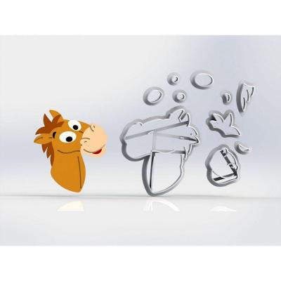 Cortador Toy Story Cavalo Bala No Alvo Modular Tamanho 5,5Cm