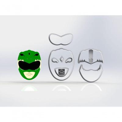 Cortador Power Rangers - Green Tamanho 6 Cm