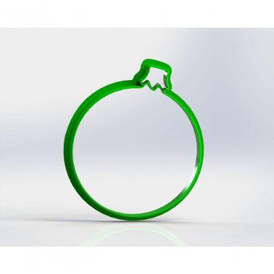 Cortador Bola De Natal Tamanho 10Cm