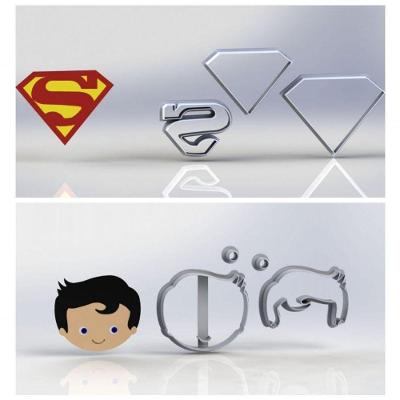 Cortador Kit Superman Modular Tamanho 6 Cm