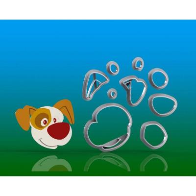 Cortador Masha E O Urso Cachorro Modular Tamanho 5Cm