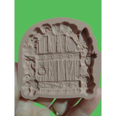 Molde De Silicone Porta Jardim Encantado Bosque Hb Mod 3