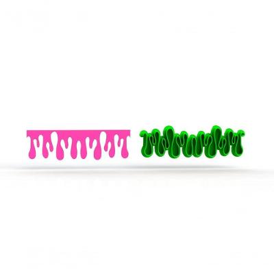 Cortador Estilo Drip Cake Calda Melado Mel Babado 10 Cm