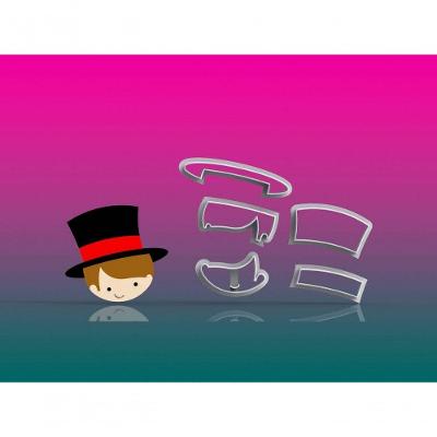 Cortador Circo Mágico Rosto Modular Tamanho 5Cm