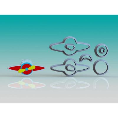 Cortador Aviao Aviador Modular Tamanho 6Cm