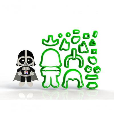 Cortador Star Wars - Dart Vader Corpo Modular Tamanho 6 Cm