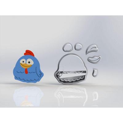 Cortador Galinha Pintadinha Galinha Modular Tamanho 5Cm
