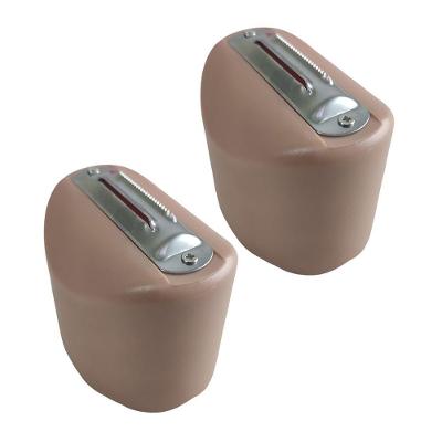 Descascador Manual Fatiador Kit 2 Uni Lamina Inox