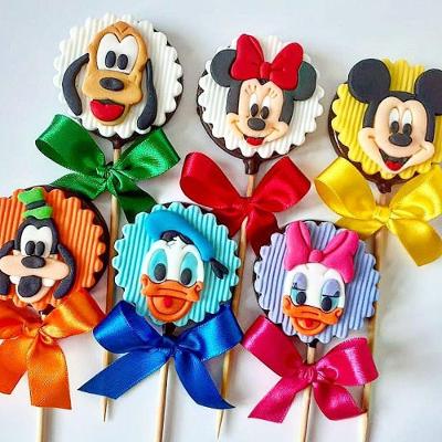 Cortador Turma Do Mickey Com 6 Personagens Modulares 6Cm