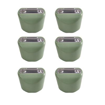 Descascador Fatiador Manual Kit 6 Uni Lamina Inox
