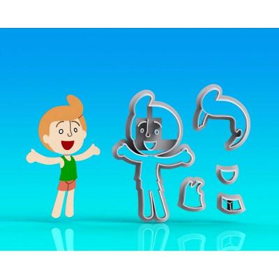 Cortador Mundo Bita Tito Modular Tamanho 7cm