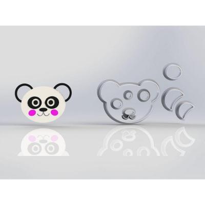 Cortador Panda Rosto Modular Tamanho 5 Cm