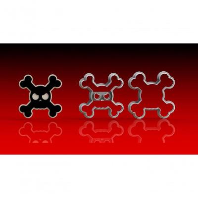 Cortador Rock Caveira Modular Tamanho 6 Cm