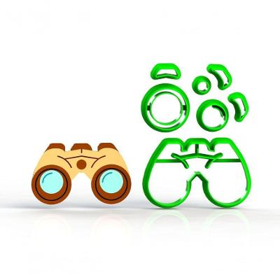 Cortador Binóculo Safari Modular Tamanho 6 Cm