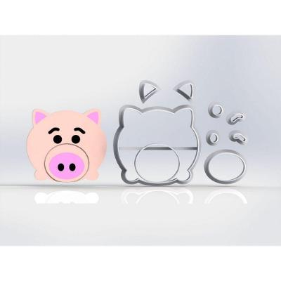 Cortador Toy Story - Porco Modular Tamanho 5,5 Cm