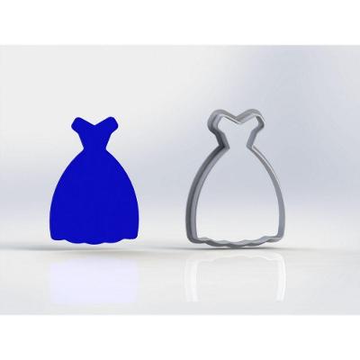 Cortador Vestido Princesa 1 Tamanho 6 Cm