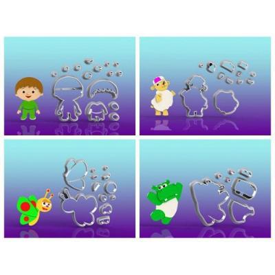Cortador Kit Baby Tv 4 Modelos Tamanho 5cm