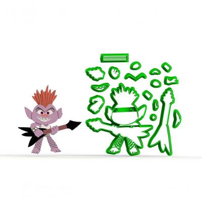 Cortador Trolls - Barb Modular Tamanho 8 Cm