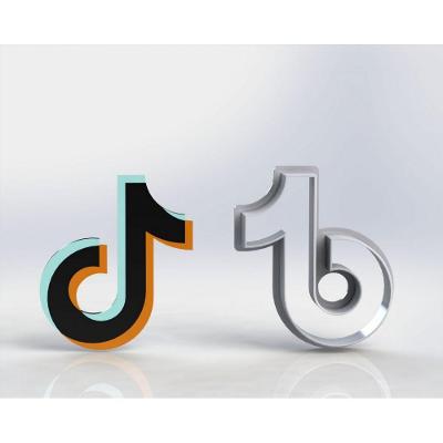 Cortador Tik Tok Tamanho 3 Cm