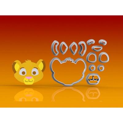 Cortador Rei Leão - Simba Modular Tamanho 5 Cm