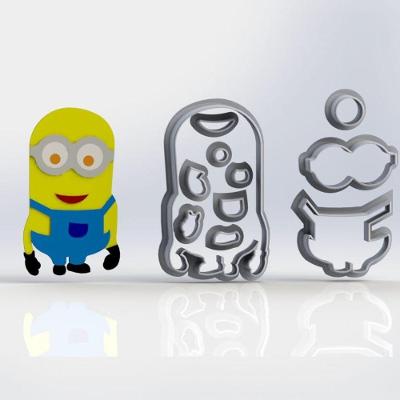 Cortador Minions 01 Personagem Mod 2 Modular Tamanho 6Cm