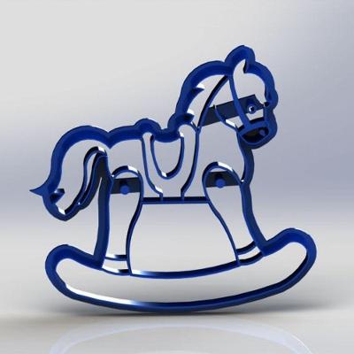 Cortador Cavalo De Pau Tamanho 5,5Cm