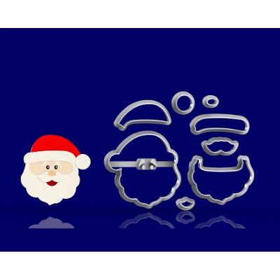 Cortador Papai Noel Modular Mod 3 Tamanho 5 Cm