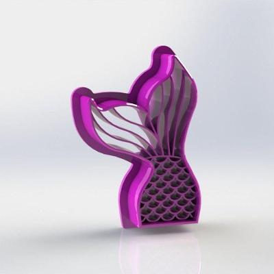Cortador Cauda De Sereia Tamanho 6Cm