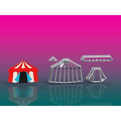 Cortador Circo Tenda Modular Tamanho 8Cm