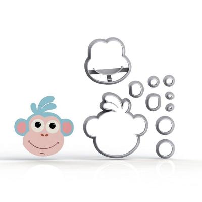Cortador Dora Aventureira Macaco Modular Tamanho 5,5Cm