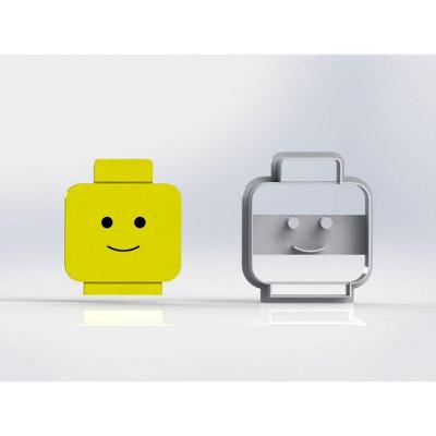 Cortador Lego Rosto Tamanho 5Cm