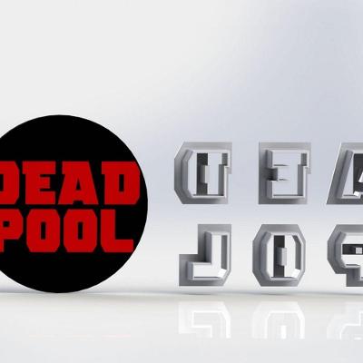 Cortador Deadpool Modular Mod 3 Tamanho 5Cm