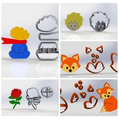 Cortador Kit Pequeno Príncipe 5 Modelos Tamanho 5Cm