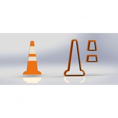 Cortador Carros Cone Tamanho 3Cm